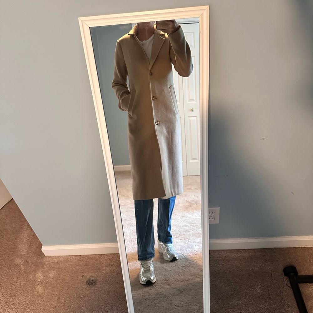 Abercrombie & Fitch Wool Blend Dad Coat